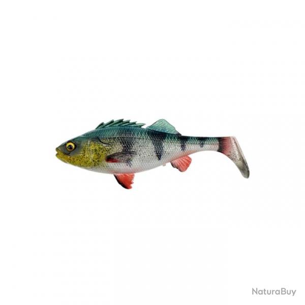 Leurre Souple Savage Gear 4D Perch Shad 20cm 95g 20cm Green Silver