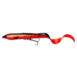 Leurre Hybride Savage Gear 3D Hard Eel 17cm 50 g 17cm Red n Black 2 + 1