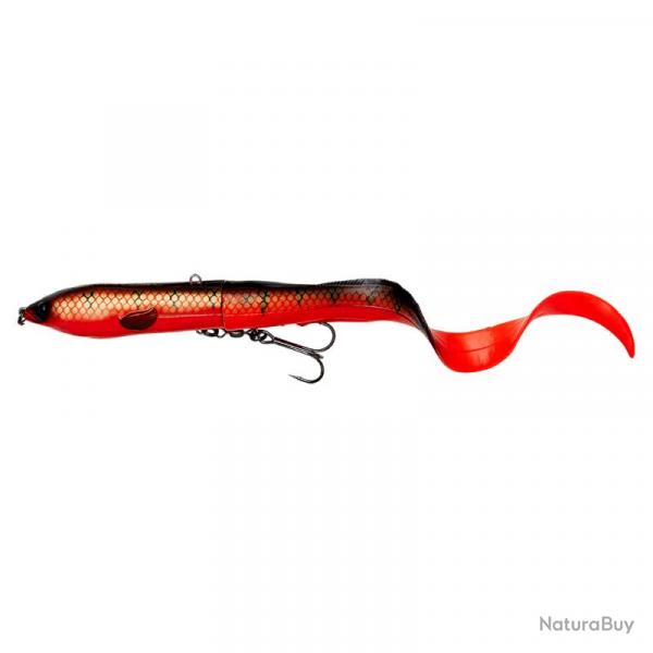 Leurre Hybride Savage Gear 3D Hard Eel 17cm 50 g 17cm Red n Black 2 + 1
