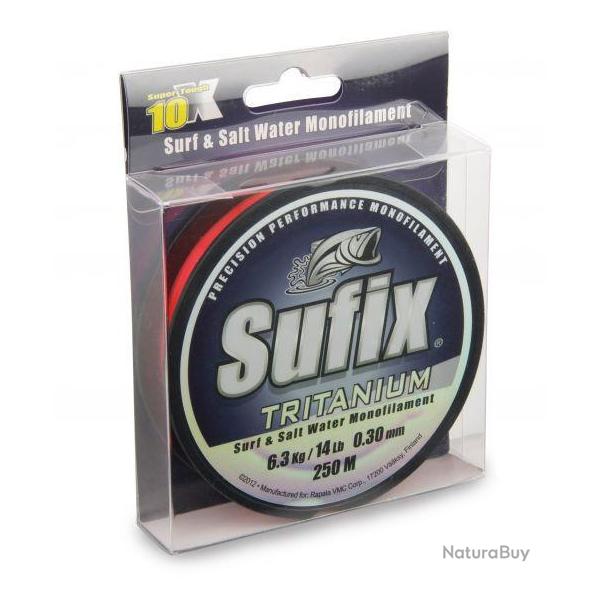 Nylon Sufix Tritanium Surf Neon Orange 250m 11kg 250m 40/100