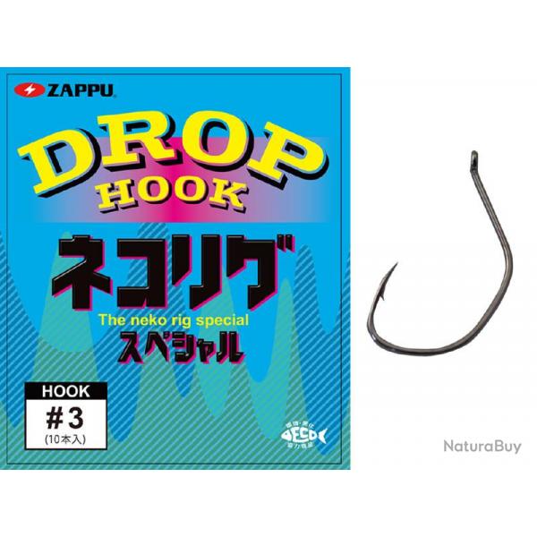 Hameons Zappu Drop Hook Neko Rig Special 1 Par 10