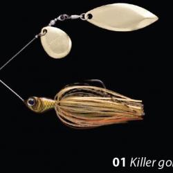 Spinnerbait Elitelure CFS Willow Colorado 7g 7g 01 - Killer gold