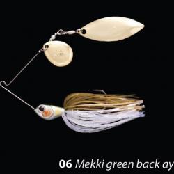 Spinnerbait Elitelure CFS Willow Colorado 7g 7g 06 - Mekki green back ayu