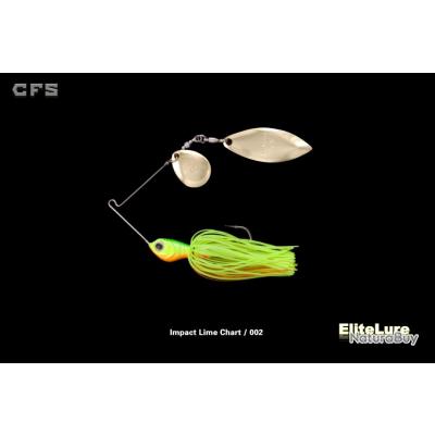 Spinnerbait Elitelure CFS Colorado Willow 10g 10g 02 - Impact lime chart -  Spinnerbaits - Buzzbaits - Bladed jig (10140563)