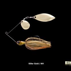 Spinnerbait Elitelure CFS Colorado Willow 14g 10g 01 - Killer gold