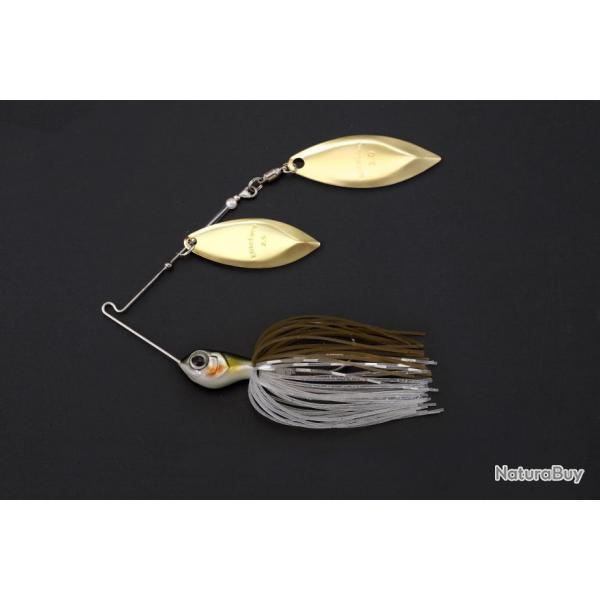 Spinnerbait Elitelure CFS Double Willow 14g 14g 06 - Mekki green back ayu