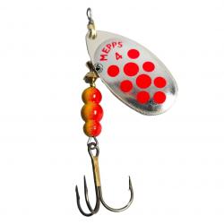 Cuiller Mepps Aglia Points Rouges Argent 13g 5 A l'unité