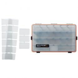 Boîte de rangement Savage Gear WP Lurebox 4B Smoke 35,5 x 23 x 9,2cm