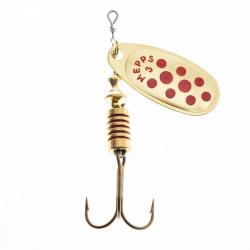 Cuiller Tournante Mepps Comet Or Points Rouges 3.5g n°1 Or Points Rouges