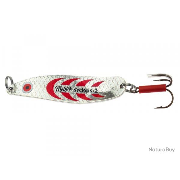 Cuiller Ondulante Mepps Syclops Argent/Rouge 8g n0 A l'unit