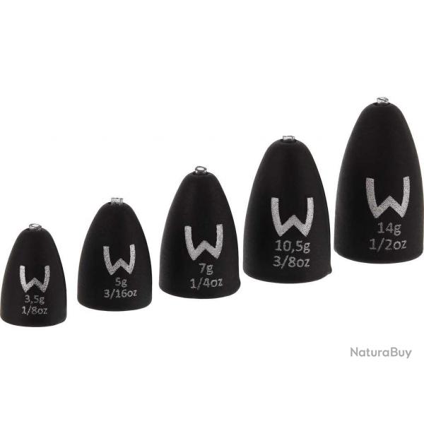 Plomb Balle Westin Add It Tungsten Bullet 14g par 2