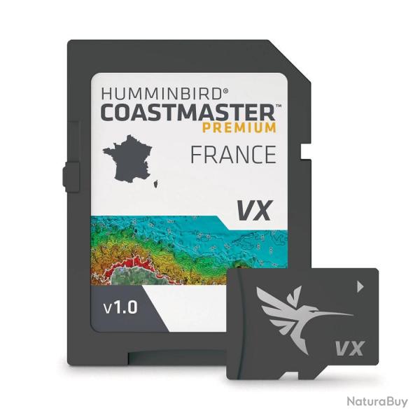 Carte dtaille des ctes franaises et Corses Humminbird Coast Master