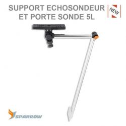 Support Fixation Sondeur et Porte Sonde Sparrow 5L