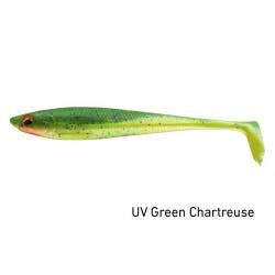 Leurre Souple Daiwa Prorex DuckFin Shad 6cm 1g 6cm UV Green Chartreuse par 9