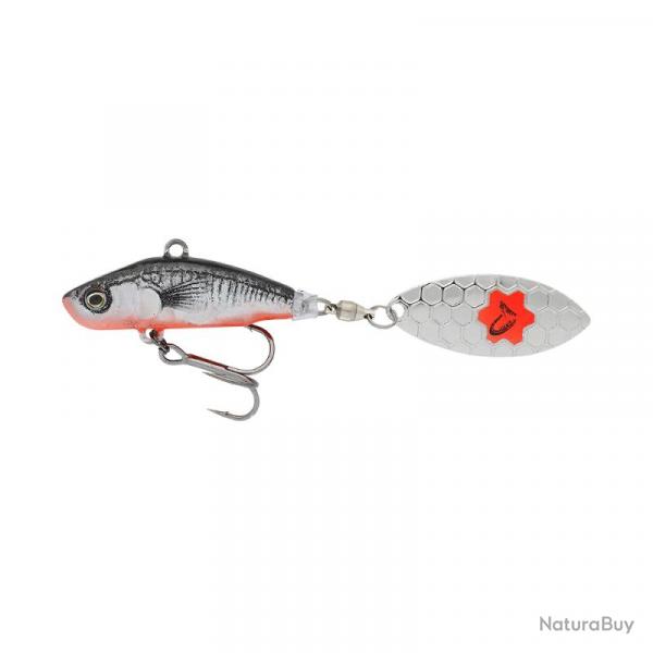 Tail Spinner Savage Gear 3D Sticklebait Tailspin 13g 13g Black Red 7,3cm