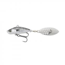Tail Spinner Savage Gear 3D Sticklebait Tailspin 18g 18g Black Silver 8cm