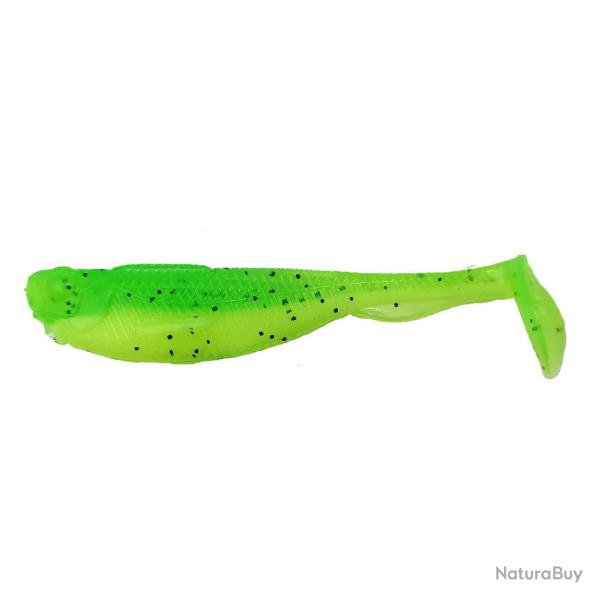 Leurre Souple Elitelure Caracal 6,2cm 6,2cm Par 10 Chartreuse
