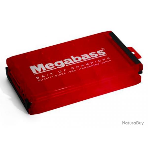 Bote de rangement Megabass Lunker Lunch Box Reversible Red 20 x 12,6 x 3,6cm
