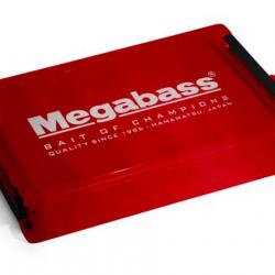 Boîte de rangement Megabass Lunker Lunch Box Reversible Red 20,5 x 14,5 x 4cm