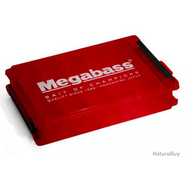 Bote de rangement Megabass Lunker Lunch Box Reversible Red 20,5 x 14,5 x 4cm