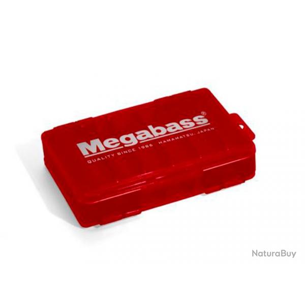 Bote de rangement Megabass Lunker Lunch Box Reversible Red 14 x 10,4 x 3,2cm