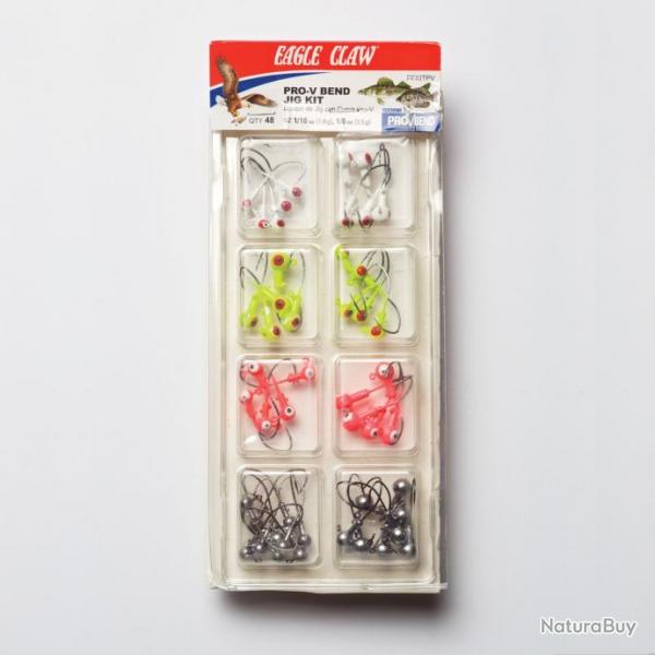 Kit Ttes Plombes Eagle Claw Jig Pro-V