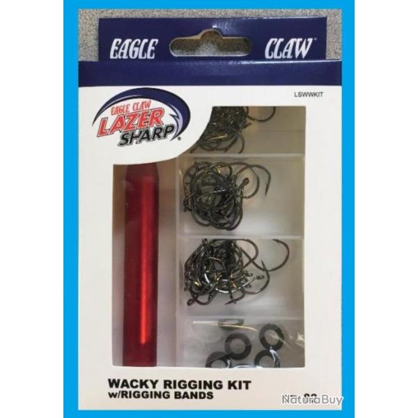 Kit Eagle Claw Lazer Sharp Wacky Hook
