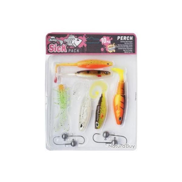 Pack Leurres Souples Berkley Sick Perch