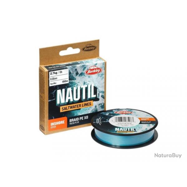 Tresse Berkley Nautil Inshore 0,20mm 150m 9.1 kg