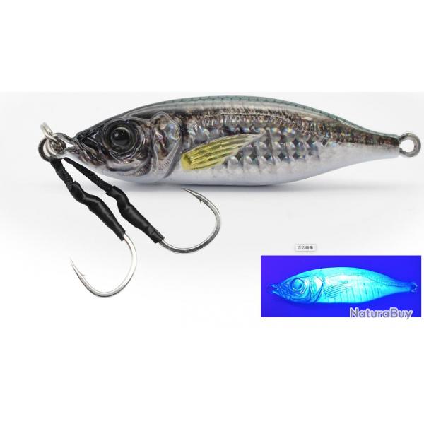 Jig Mer Little Jack Metal Adict 06 60g 60g Hikari Aji UV