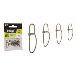Agrafe Daiwa Insurance Snap 30kg n°2 par 20