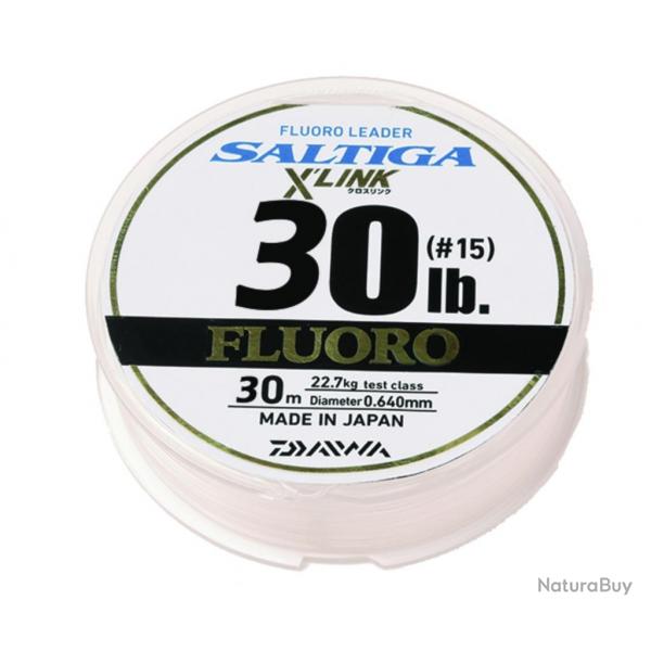 Fluorocarbone Daiwa Saltiga X' Link 0,370mm 9,1 kg 30m