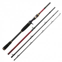 Canne Casting Hearty Rise Red Shadow Traveler 2m13 20-80g 4 154g 57cm