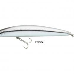 Poisson Nageur Daiwa D'Minnow Floating 13cm 13cm 23g Chrome