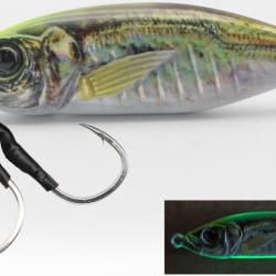 Jig Mer Little Jack Metal Adict 06 10g 10g Chart Head Glow Belly Aji