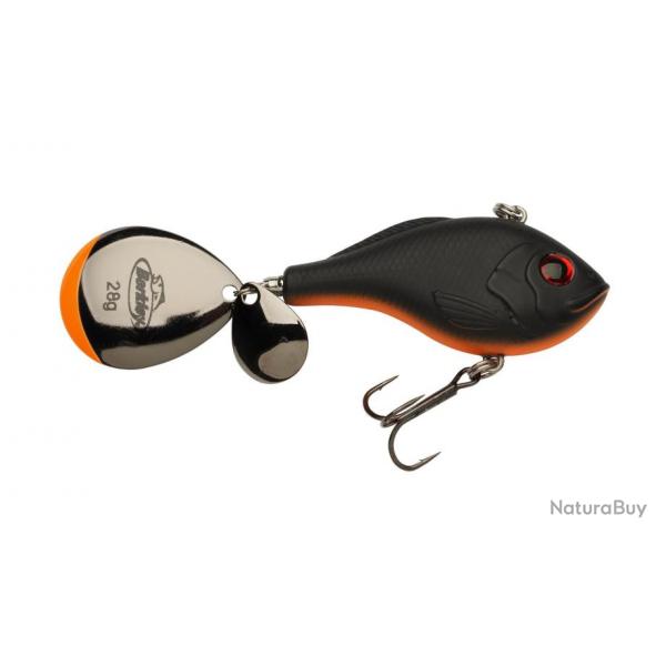 Poisson Nageur Berkley Pulse Spintail XL 28g 28g Black Orange