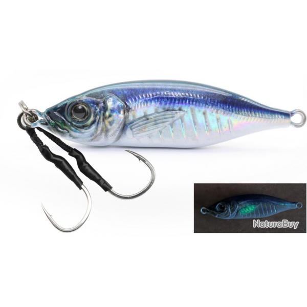 Jig Mer Little Jack Metal Adict 06 20g 20g Aji Glow Fin