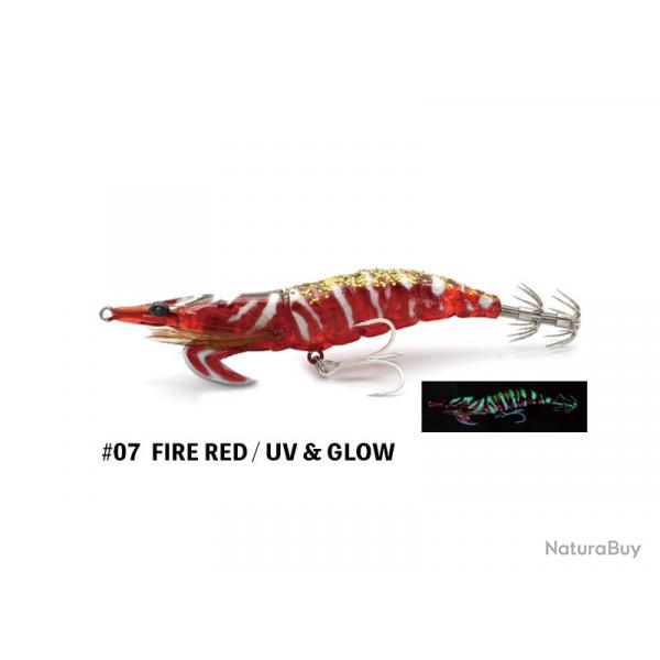 Turlutte Little Jack Onliest 3.0 10,5g 10,5g #07 FIRE RED UV & GLOW