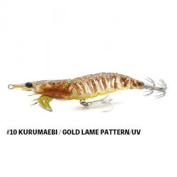 Turlutte Little Jack Onliest 3.0 10,5g 10,5g #10 KURUMAEBI/GOLD LAME PATTERN/UV