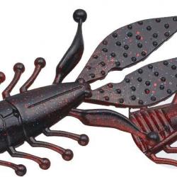 Leurre Souple Evergreen Kicker Bug 14cm 14cm par 3 #08 Black/Red Craw