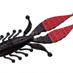 Leurre Souple Evergreen Kicker Bug 14cm 14cm par 3 #60 Black Red Tip
