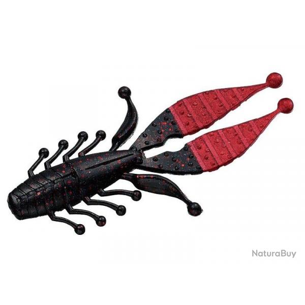 Leurre Souple Evergreen Kicker Bug 14cm 14cm par 3 #60 Black Red Tip