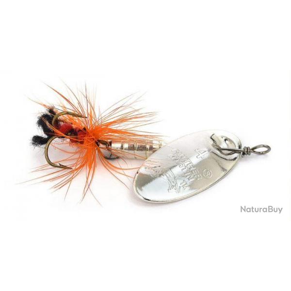 Cuiller Tournante Panther Martin Deluxe Dressed Silver Orange 3,5g Silver Orange