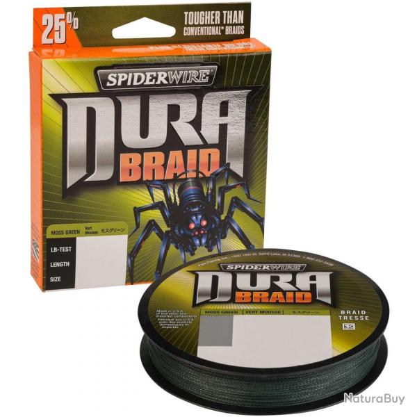 Tresse Spiderwire Durabraid 275m Moss Green 275m 0,19mm