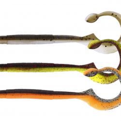 Leurre Souple Westin Ned Worm Curl 12cm 3g par 5 12cm Dark Water Mix