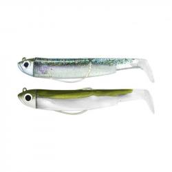 Double Combo Fiiish Black Minnow 70 Shore 3g 7cm Khaki + Ghost Minnow