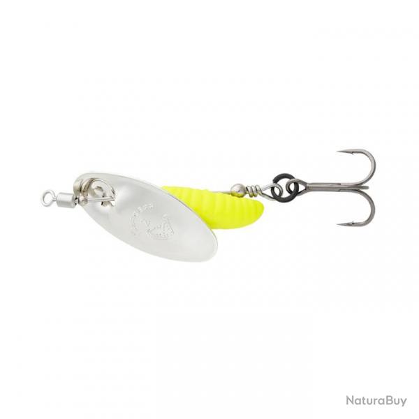 Cuiller Tournante Savage Gear Grub Spinner 2,2g 2,2g Silver Yellow