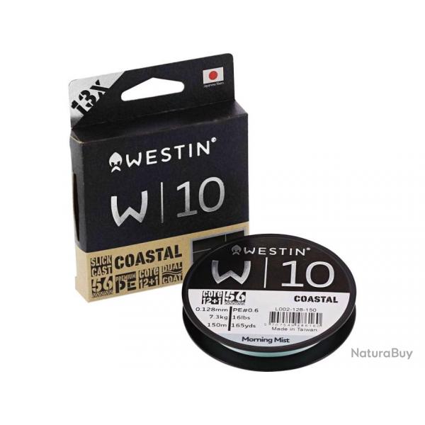 Tresse Westin W10 Coastal Morning Mist 150m 150m 7,3kg 0,128mm