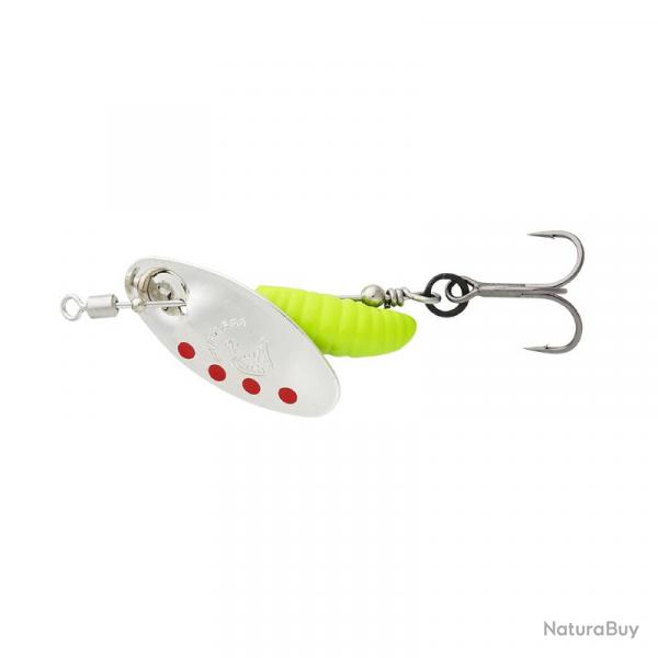 Cuiller Tournante Savage Gear Grub Spinner 5,8g 5,8g Silver Red Lime