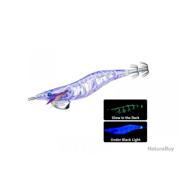 Turlutte Yo-Zuri Egi Aurie Q 3D 2.5 9cm 11g 2.5 Violet Glow (KVSL)